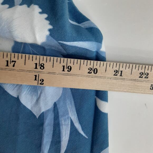 Hawaiian The Original Blue Hibiscus Mini Dress Tropical XS Made in Hawaii Resort - Picture 9 of 10